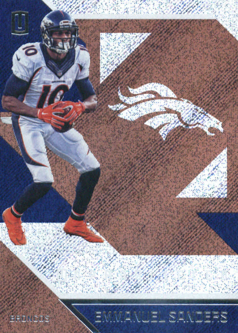 2016 Panini Unparalleled Football #36 Emmanuel Sanders Denver Broncos  Official NFL Trading Card