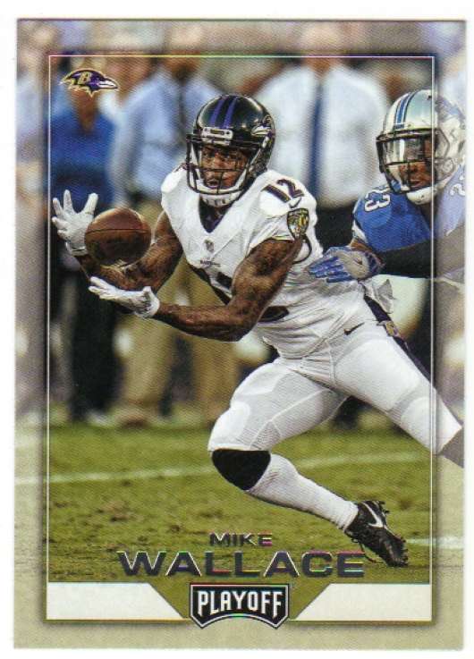 2016 Panini Playoff #16 Mike Wallace Baltimore Ravens  NFL Football Trading Card