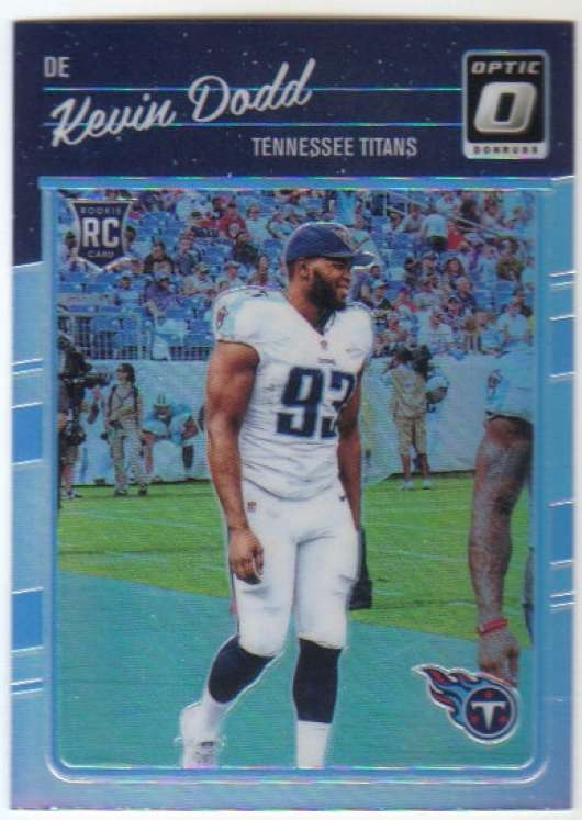 2016 Donruss Optic Football Rookie Holo #129 Kevin Dodd Tennessee Titans  RC  Official Panini America NFL Trading Card (First Optic Card)