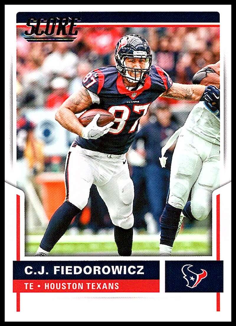 2017 Score C.J. Fiedorowicz #75 NM+ Texans