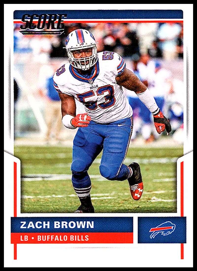 2017 Score Zach Brown #196 NM+ Bills
