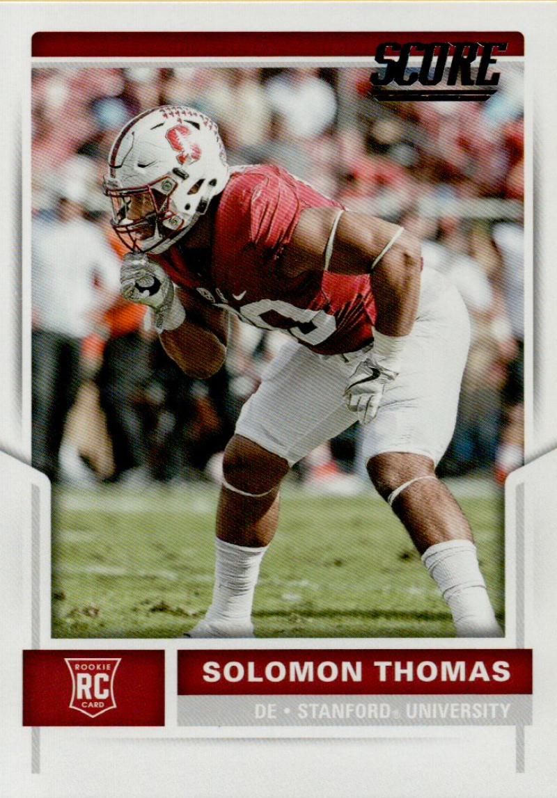 2017 Score Rookies Solomon Thomas #339 NM+ RC Rookie