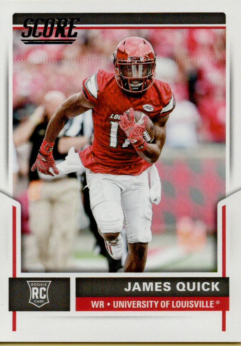 2017 Score Rookies #398 James Quick NM-MT RC Rookie