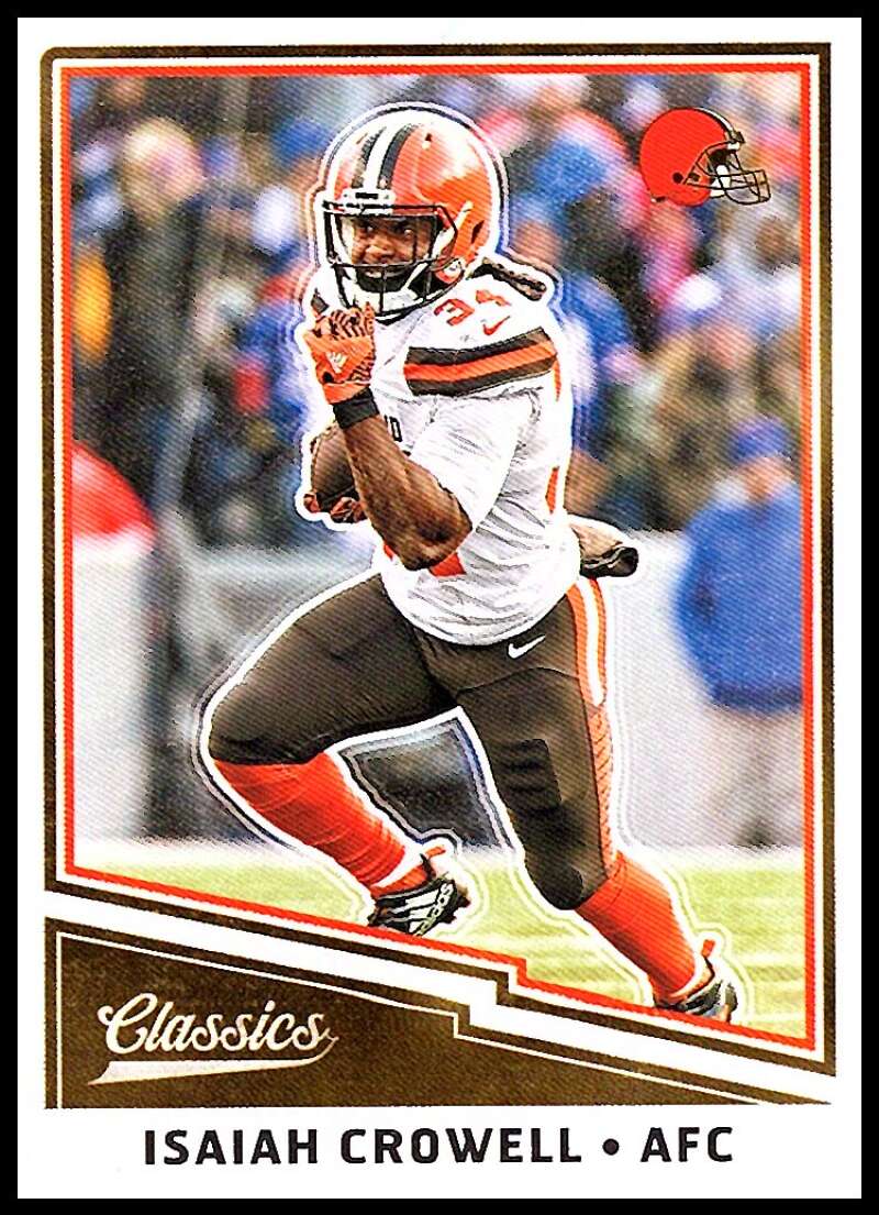 2017 Panini Classic #48 Isaiah Crowell Cleveland Browns