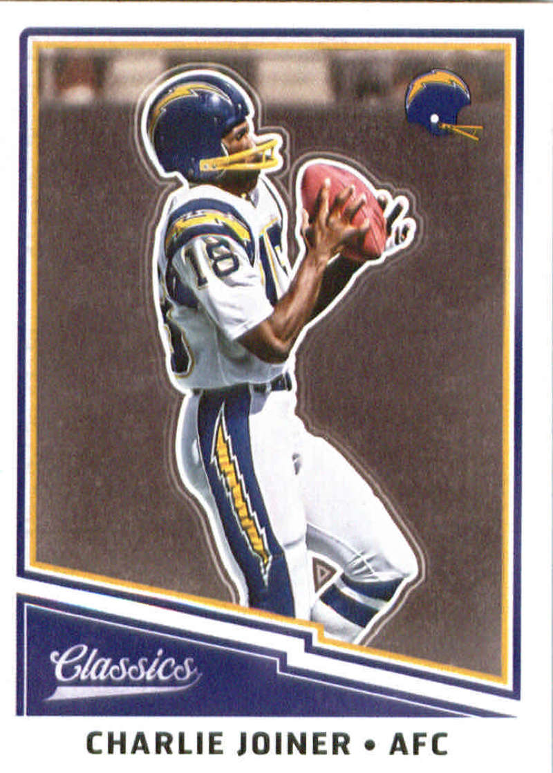 2017 Classics Football #152 Charlie Joiner San Diego Chargers