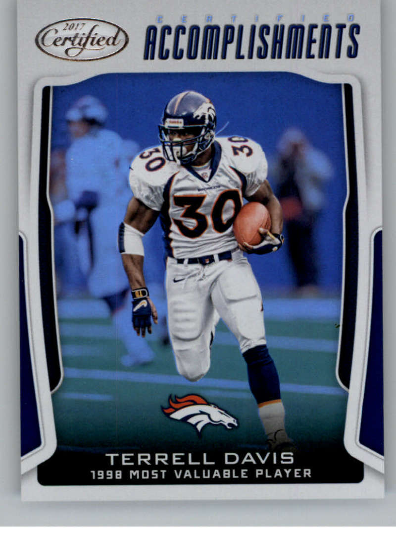 2017 Panini Certified Accomplishments #24 Terrell Davis Denver Broncos