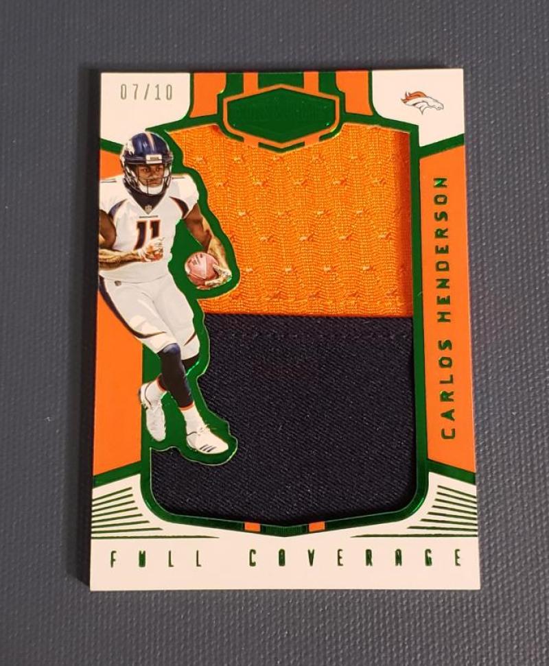 2017 Panini Plates and Patches Full Coverage Green