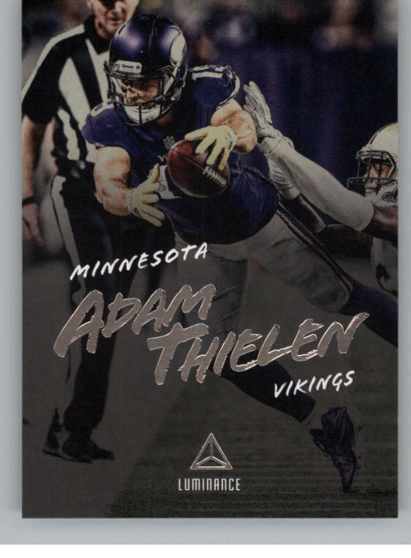 2018 Panini Luminance #100 Adam Thielen Minnesota Vikings NFL Football Trading Card