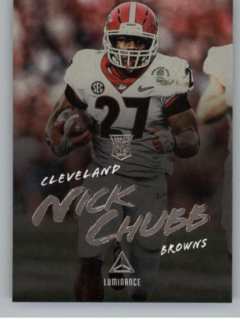 2018 Panini Luminance #175 Nick Chubb Cleveland Browns Rookie RC NFL Football Trading Card
