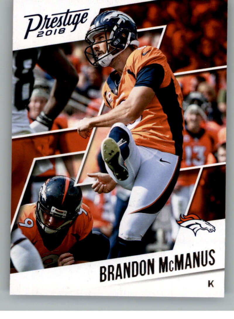 2018 Prestige NFL #14 Brandon McManus Denver Broncos Panini Football Card