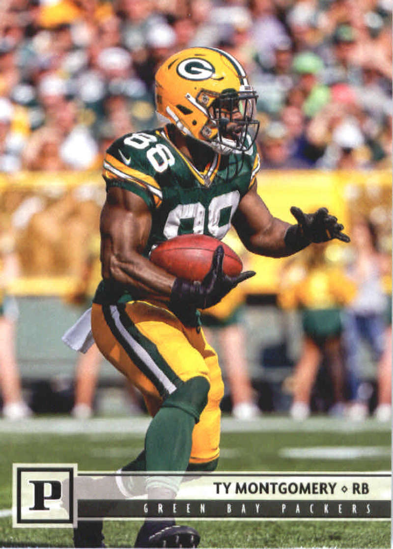 2018 Panini NFL Football #113 Ty Montgomery Green Bay Packers Official Trading Card