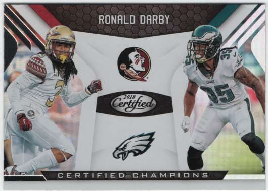 2018 Panini Certified Champions Ronald Darby #14 NM+