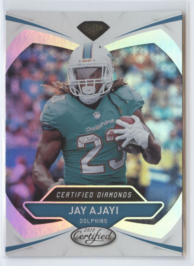 2018 Certified NFL Diamonds #13 Jay Ajayi Miami Dolphins Panini Football Card