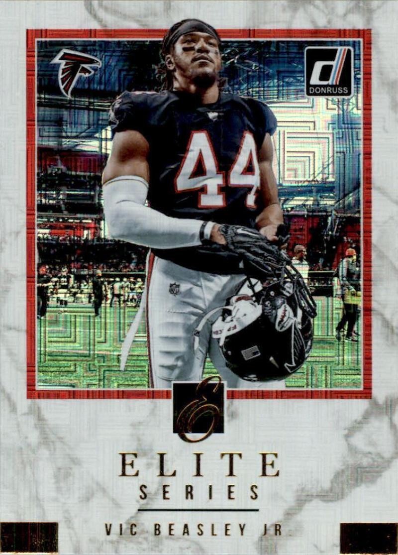2018 Donruss The Elite Series Football #28 Vic Beasley Jr. Atlanta Falcons  Official NFL Trading Card