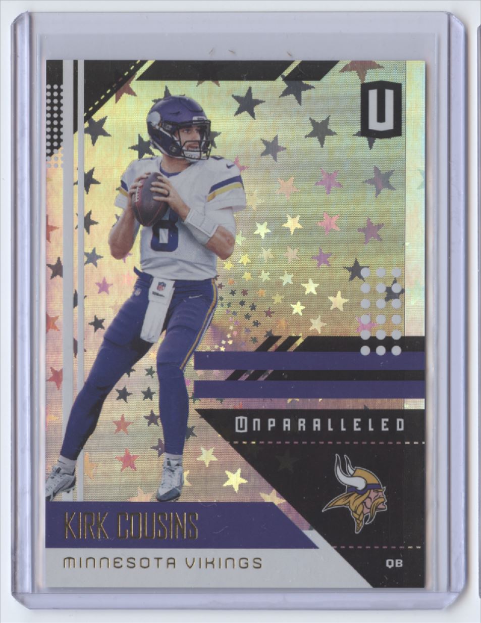 2018 Unparalleled Football Astral #120 Kirk Cousins SER200 Minnesota Vikings NFL Trading Card made by Panini
