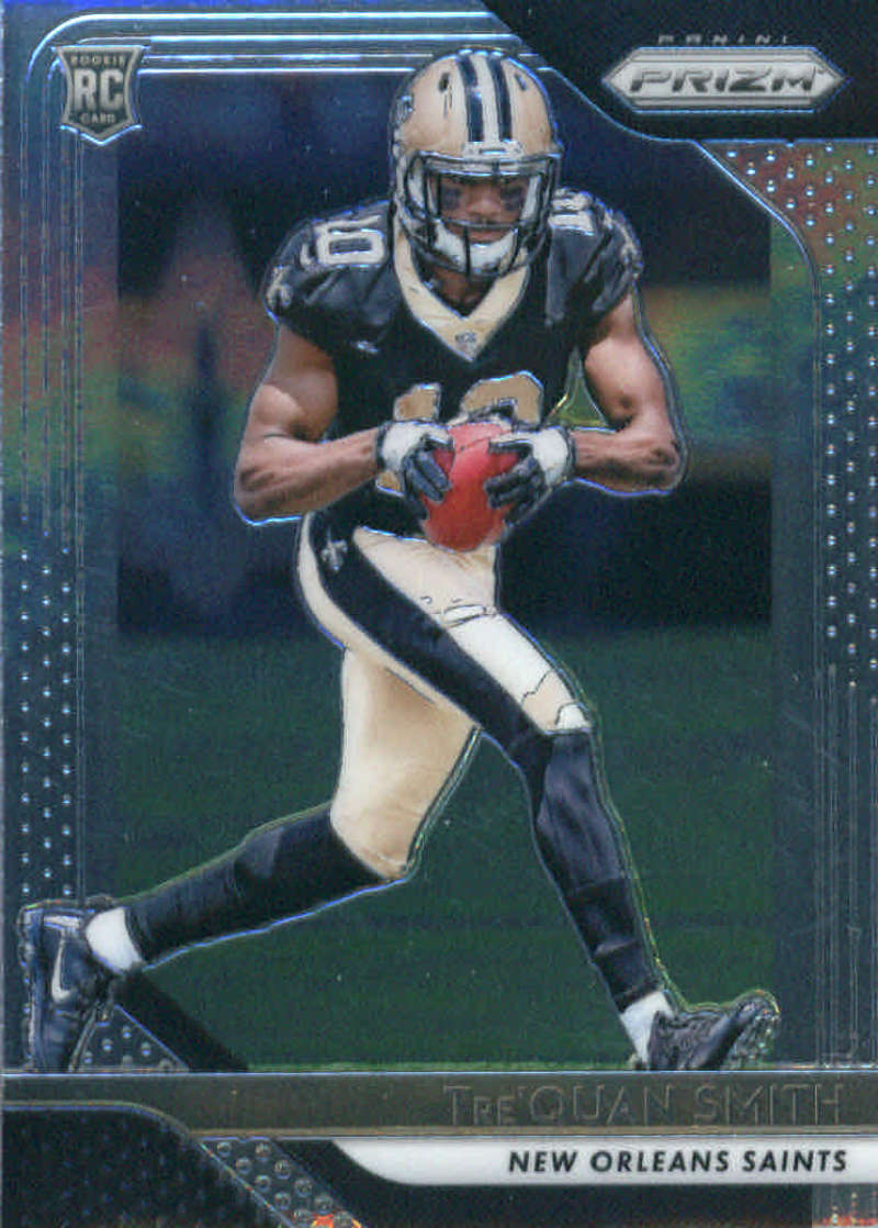 2018 Panini Prizm Football #227 Tre'Quan Smith Rookie RC Rookie New Orleans Saints  Official NFL Trading Card