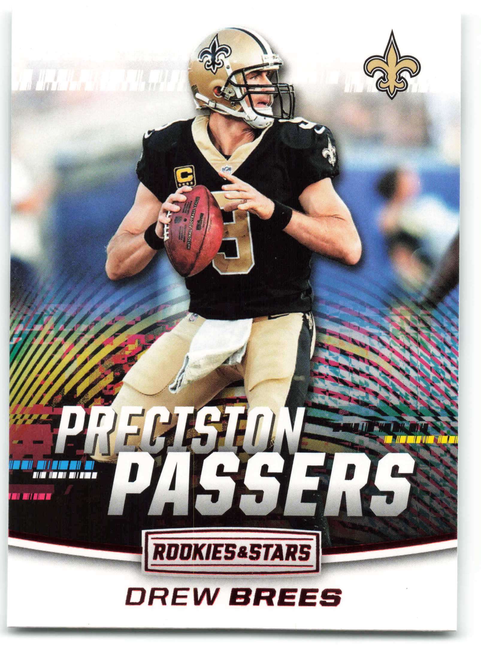 2018 Rookies and Stars Precision Passers #14 Drew Brees New Orleans Saints  NFL Football Trading Card (made by Panini)