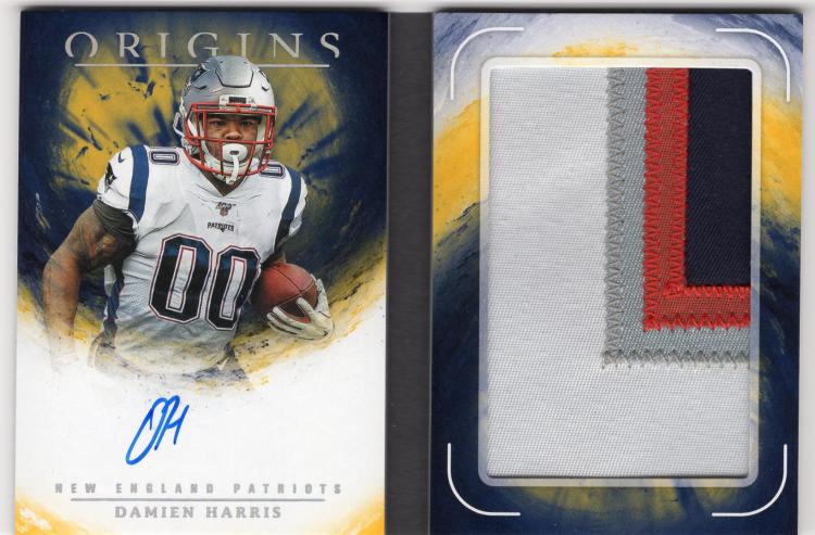 2019 Panini Origins Rookie Booklet Patch Auto Gold