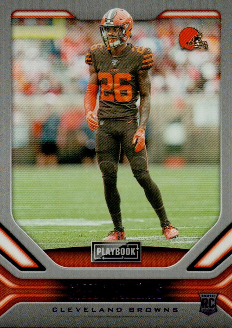 2019 Playbook Football Purple #148 Greedy Williams Cleveland Browns  RC Rookie Official Panini NFL Trading Card