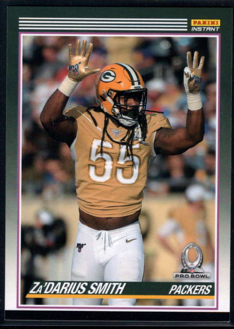 2019 Panini Instant All Pro 1990 Score Football Design #P27 Za'Darius Smith 1 of 82 Green Bay Packers  Official NFL Trading Card Very Rare Online Excl
