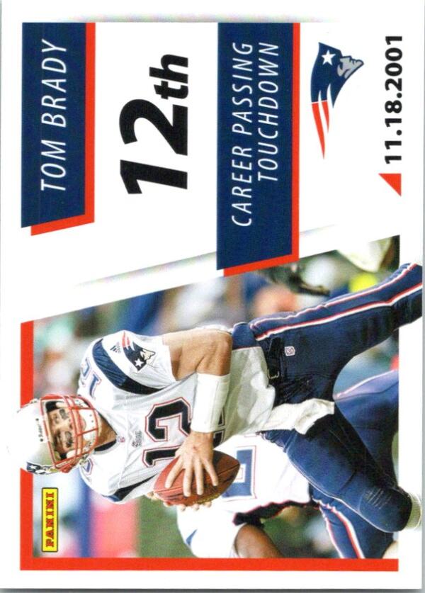 2021 Score  Tom Brady TD Tribute 2001