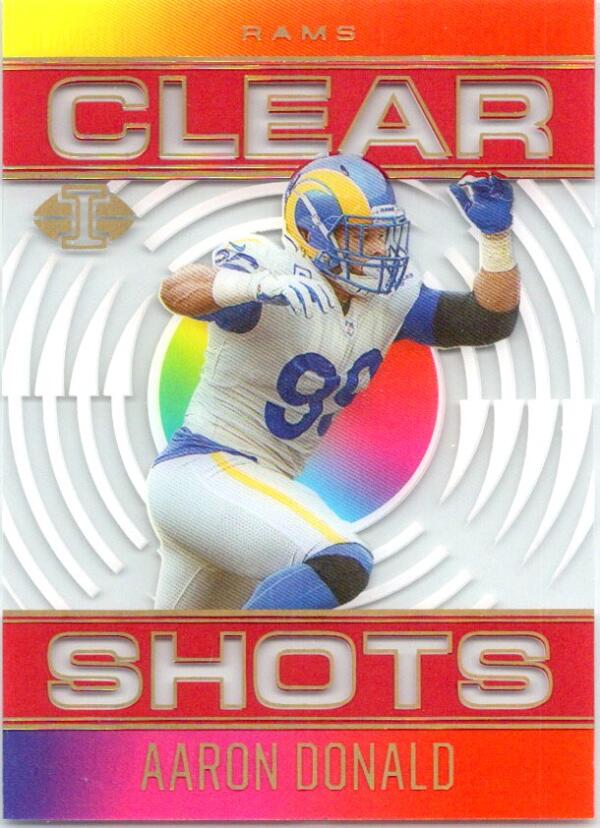 2021 Panini Illusions Clear Shots Red