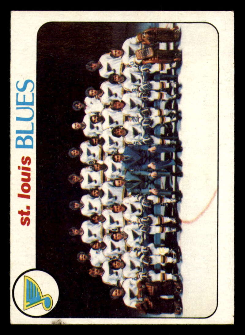 1978-79 Topps Blues Team #205 NM Blues
