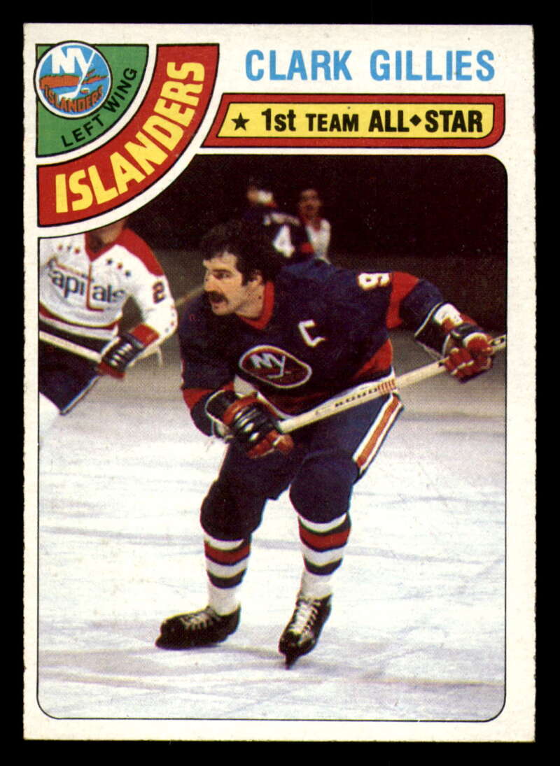 1978-79 Topps Clark Gillies #220 NM NY Islanders AS