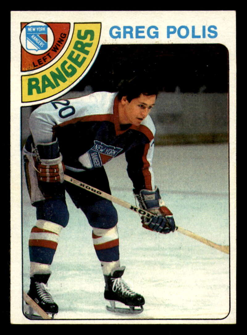 1978-79 Topps Greg Polis #246 NM NY Rangers