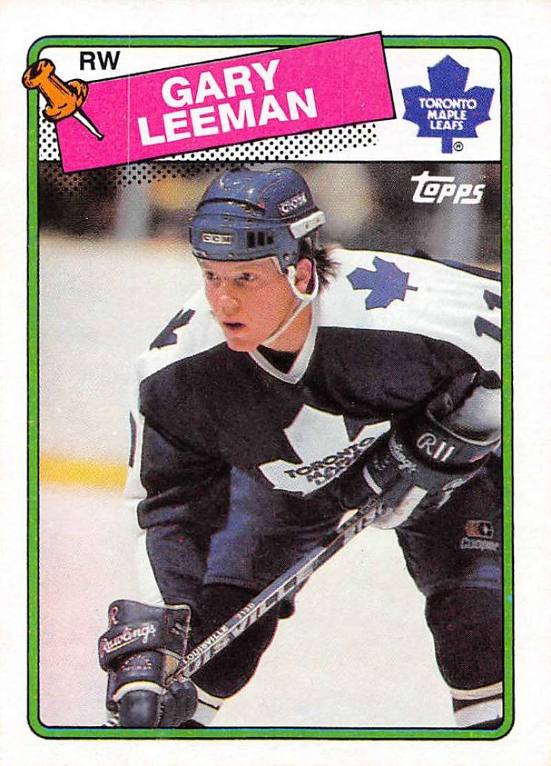 1988-89 Topps Gary Leeman #11 NM Near Mint Maple Leafs