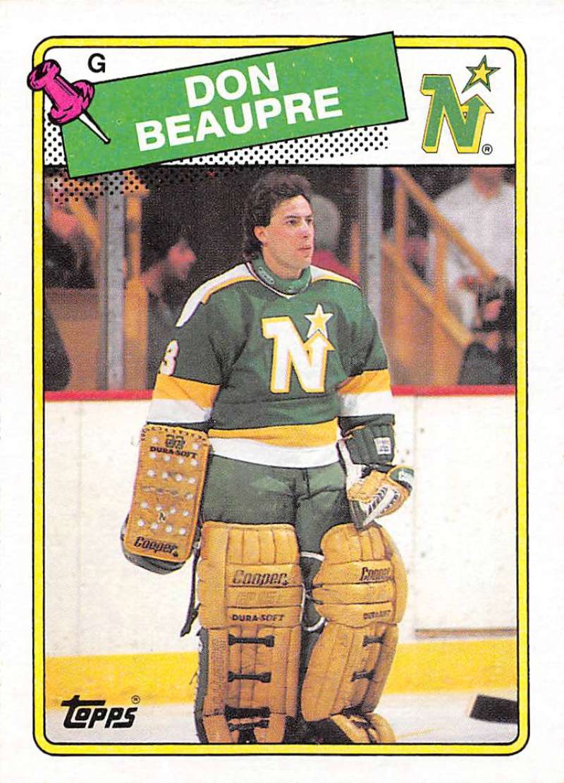 1988-89 Topps Don Beaupre #42 NM Near Mint North Stars