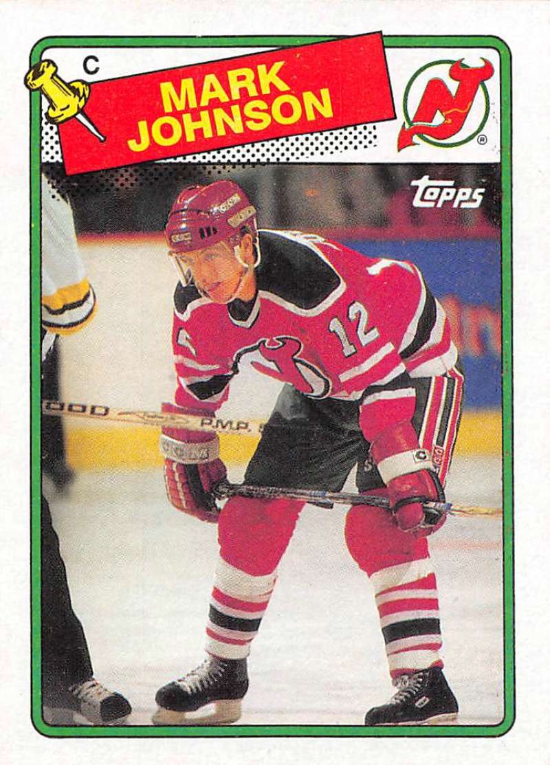 1988-89 Topps Mark Johnson #45 NM Near Mint NJ Devils