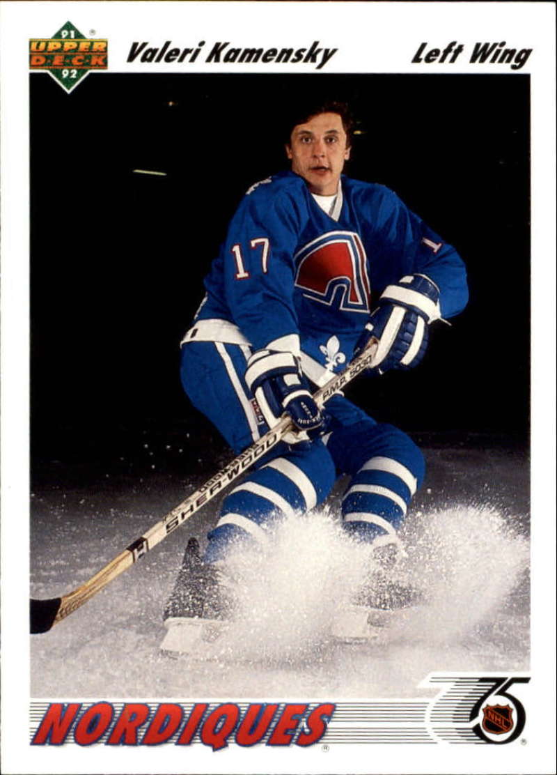 1991-92 Upper Deck #273 Valeri Kamensky  RC Nordiques