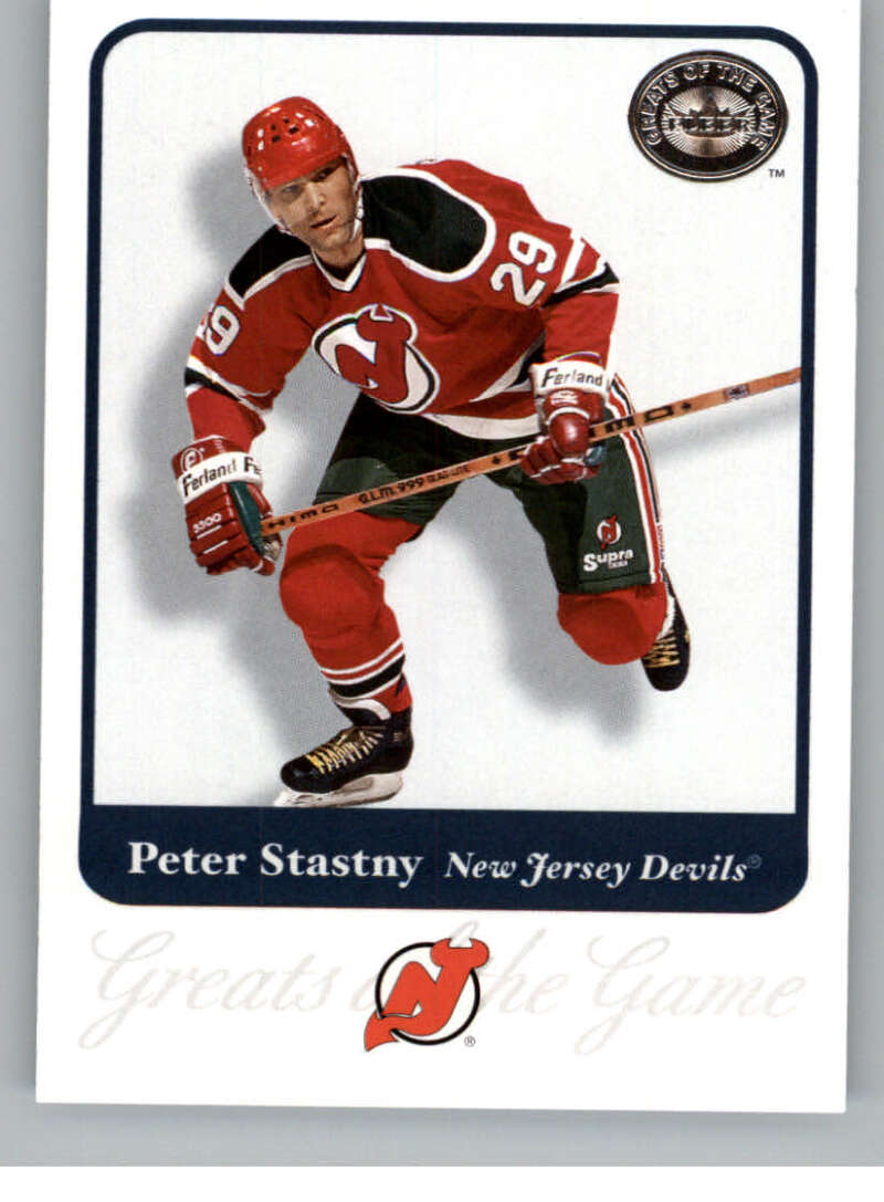 2001-02 Fleer Greats of the Game Peter Stastny #11 NM NJ Devils
