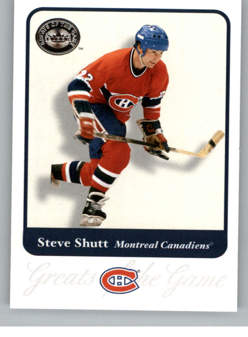 2001-02 Fleer Greats of the Game Steve Shutt #12 NM Canadiens
