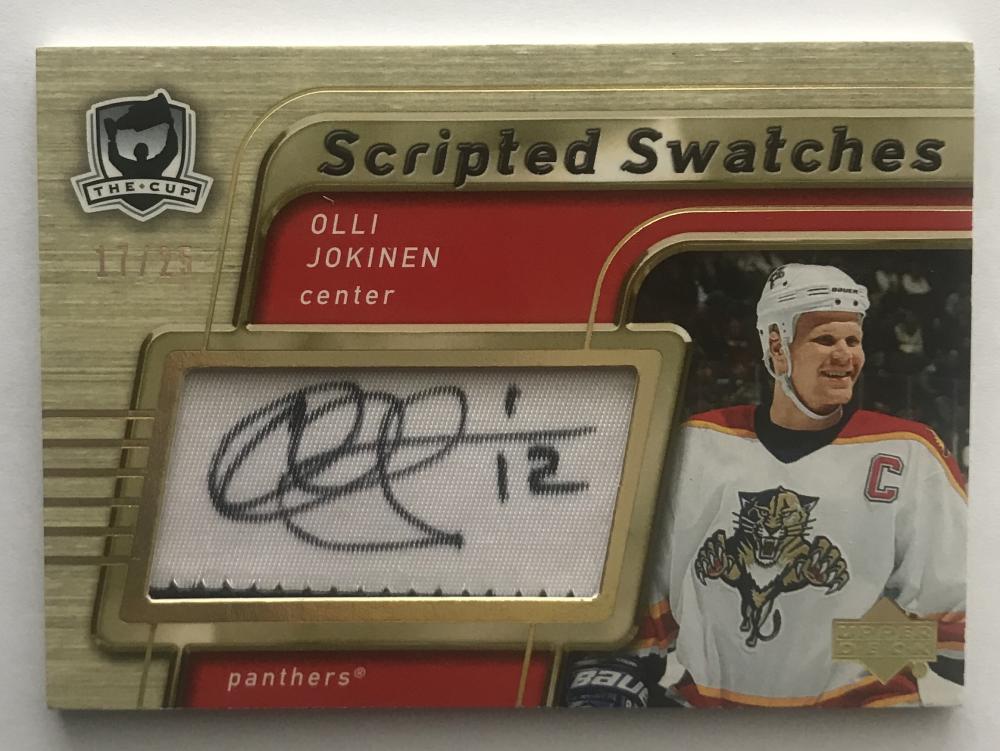 2005-06 Upper Deck The Cup Scripted Swatches