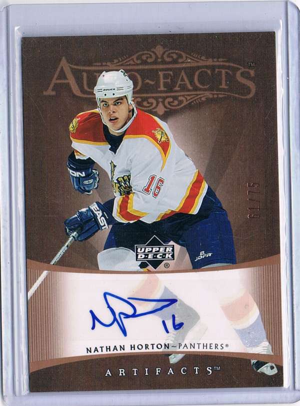 2005-06 Upper Deck Artifacts Auto Facts Copper