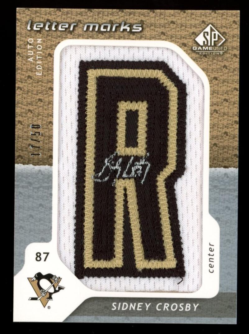 2008-09 SP Game Used Letter Marks