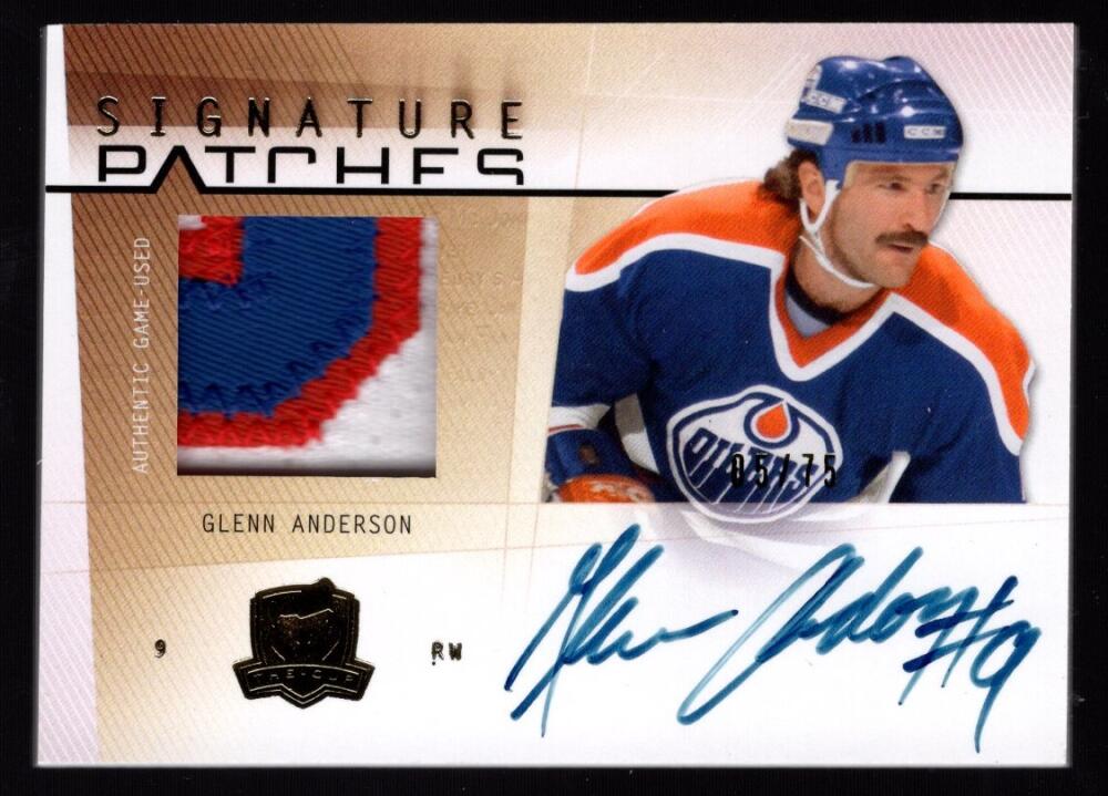 2009-10 Upper Deck The Cup Signature Patches