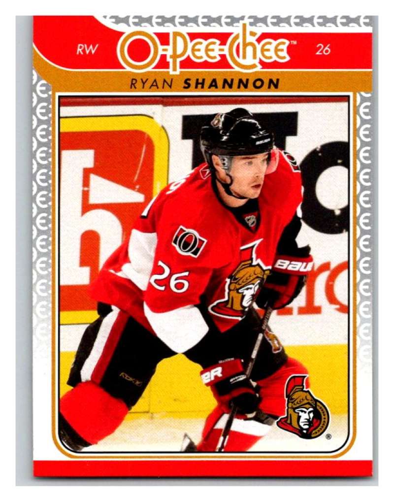 2009-10 OPC O-Pee-Chee Update Hockey #734 Ryan Shannon Ottawa Senators Official 09/10 NHL Trading Card Fresh Out of Factory Set Condition!