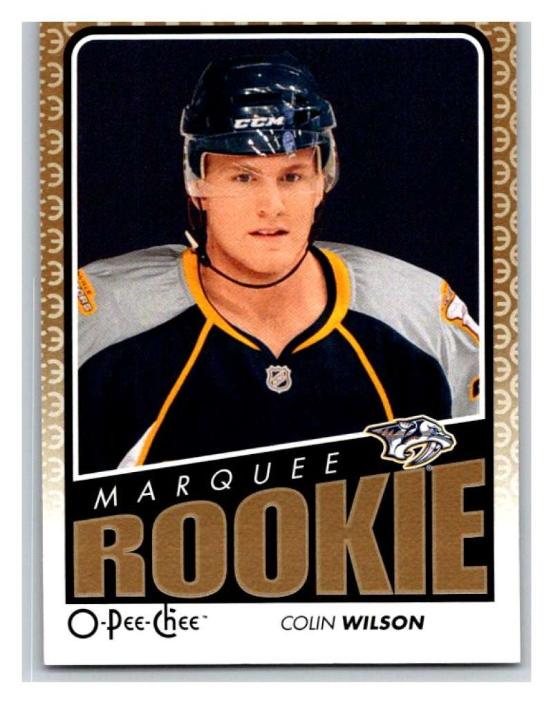 2009-10 OPC O-Pee-Chee Update Hockey #791 Colin Wilson RC Rookie Card Nashville Predators Official 09/10 NHL Trading Car Fresh Out of Factory Set Cond