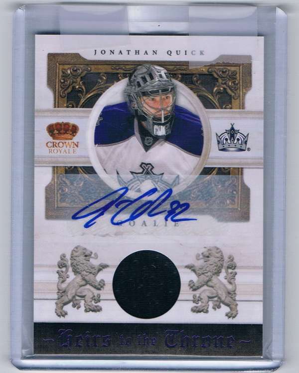 2010-11 Panini Crown Royale Heirs To the Throne Signature Material