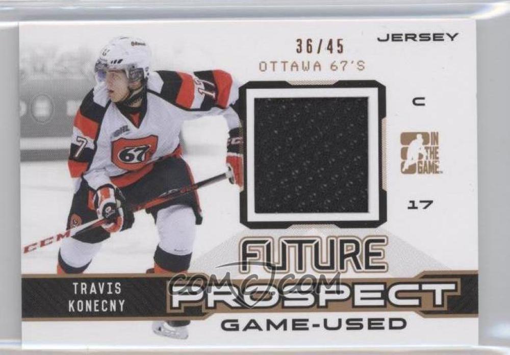 2014-15 Leaf In The Game Draft Prospects Future Prospect Jersey Bronze