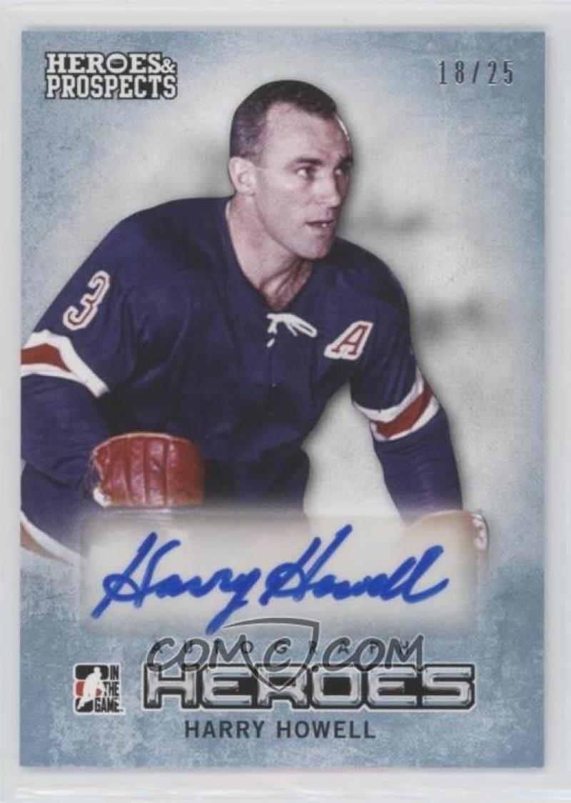 2014-15 Leaf In The Game Heroes and Prospects Hero Autographs Blue