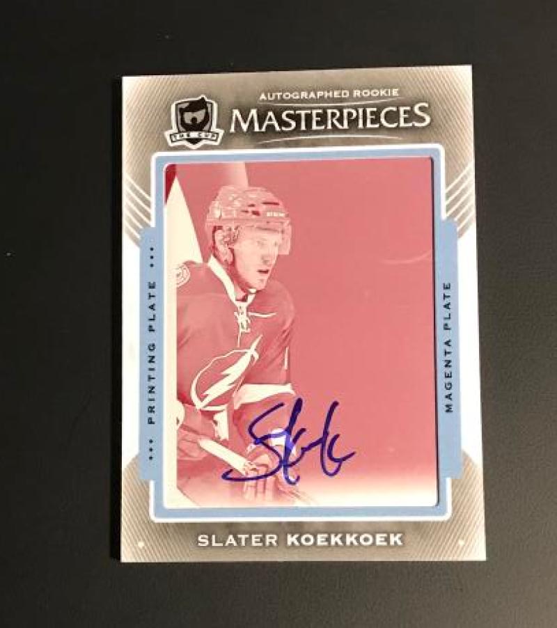 2015-16 Upper Deck The Cup Contours Printing Plates Magenta
