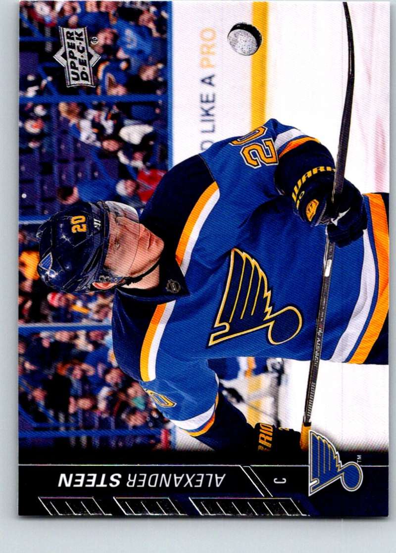 2015-16 Upper Deck Hockey Series 1 #158 Alexander Steen St. Louis Blues  Official NHL UD Trading Card