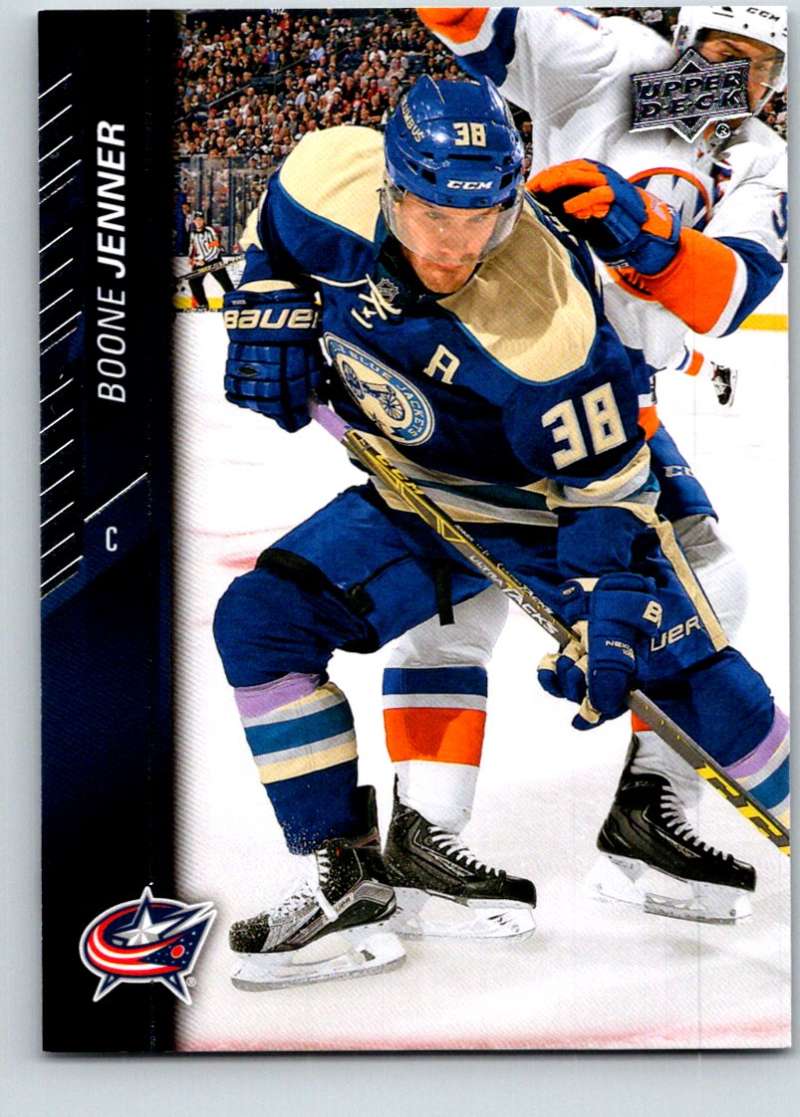 2015-16 Upper Deck Hockey Series 2 #306 Boone Jenner Columbus Blue Jackets  Official NHL UD Trading Card