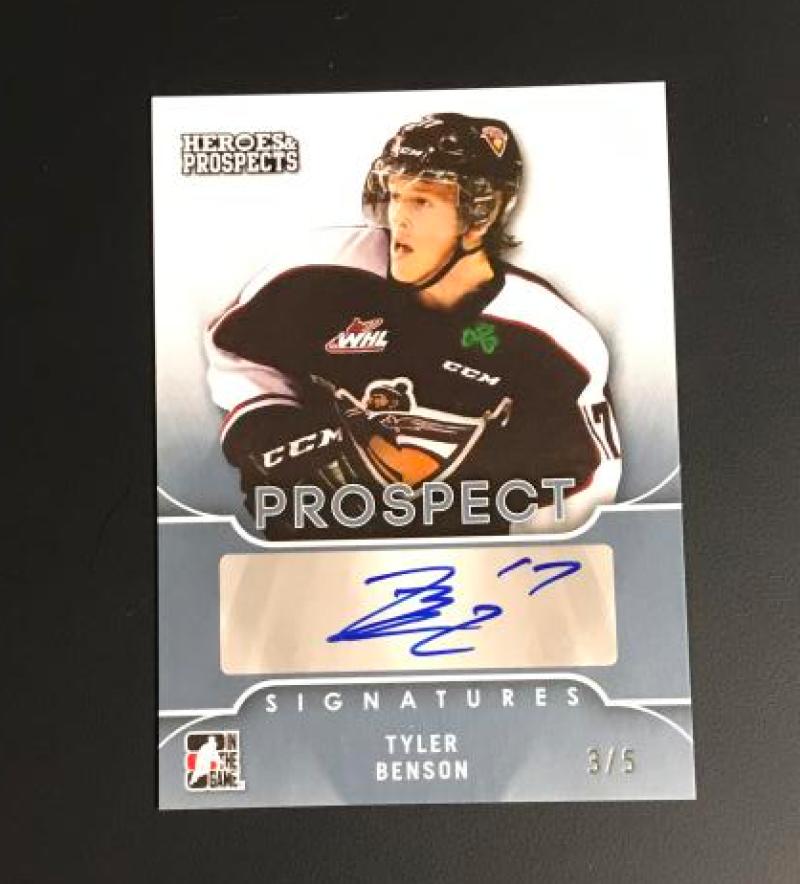 2015-16 Leaf In The Game Heroes and Prospects Prospect Autographs Platinum