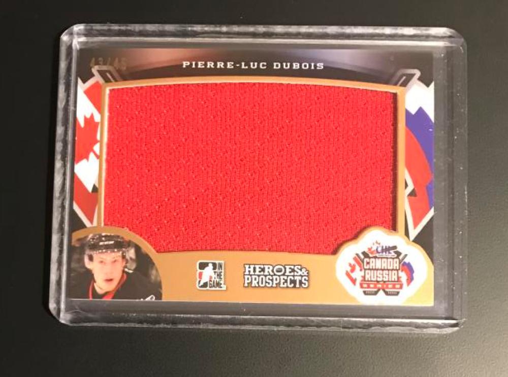 2015-16 Leaf In The Game Heroes and Prospects Canada-Russia Jersey Bronze