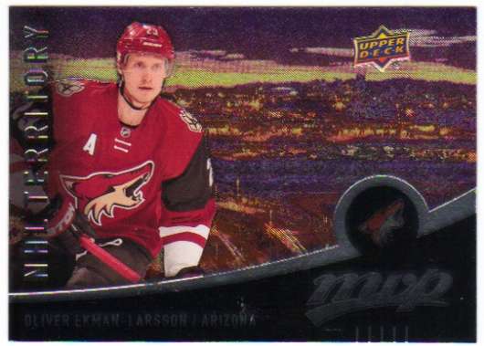 2016-17 Upper Deck MVP Hockey #302 Oliver Ekman-Larsson Arizona Coyotes  SP Short Print Official NHL Tradicg Card (Stock Photo shown, Near Mint to Min